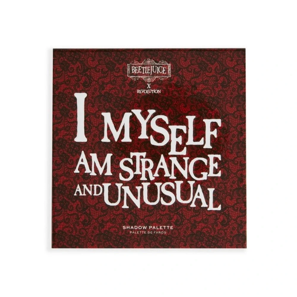 Beetlejuice x Revolution Strange and Unusual Shadow Palette